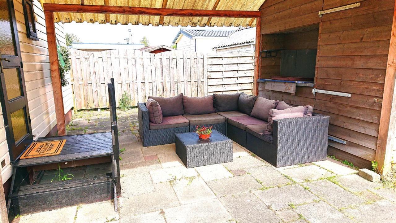 *Butterfly* Heerlijke Chalet Met Omheinde Tuin In Bosrijke Omgeving. Anloo Exterior photo